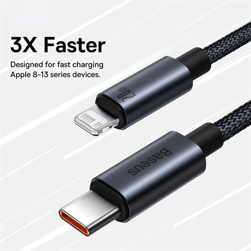 USB-C to Lightning Cable, 20W PD Fast Charging