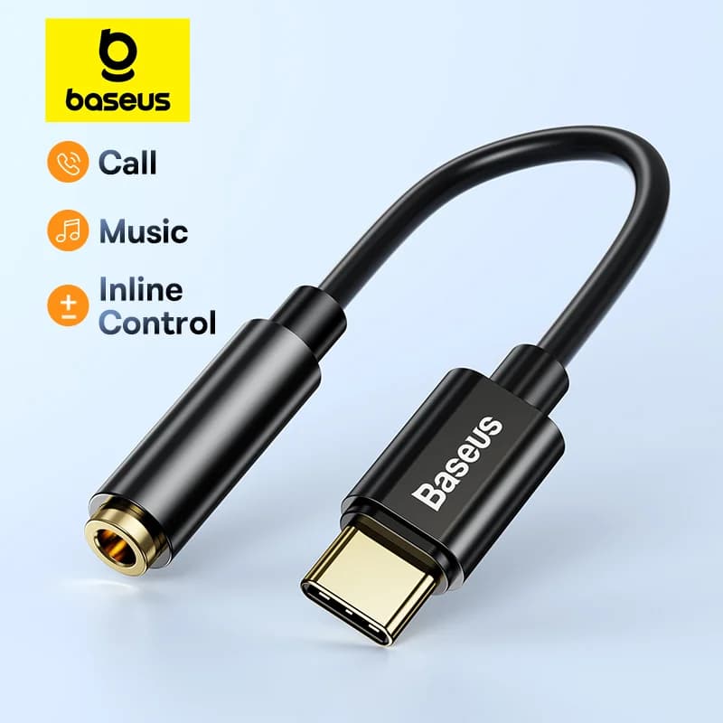 USB-C to 3.5mm Audio Jack Adapter for Headphones