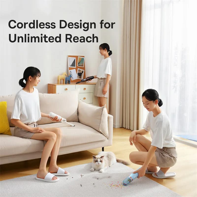 Portable Wireless Handheld Vacuum Cleaner 6000Pa