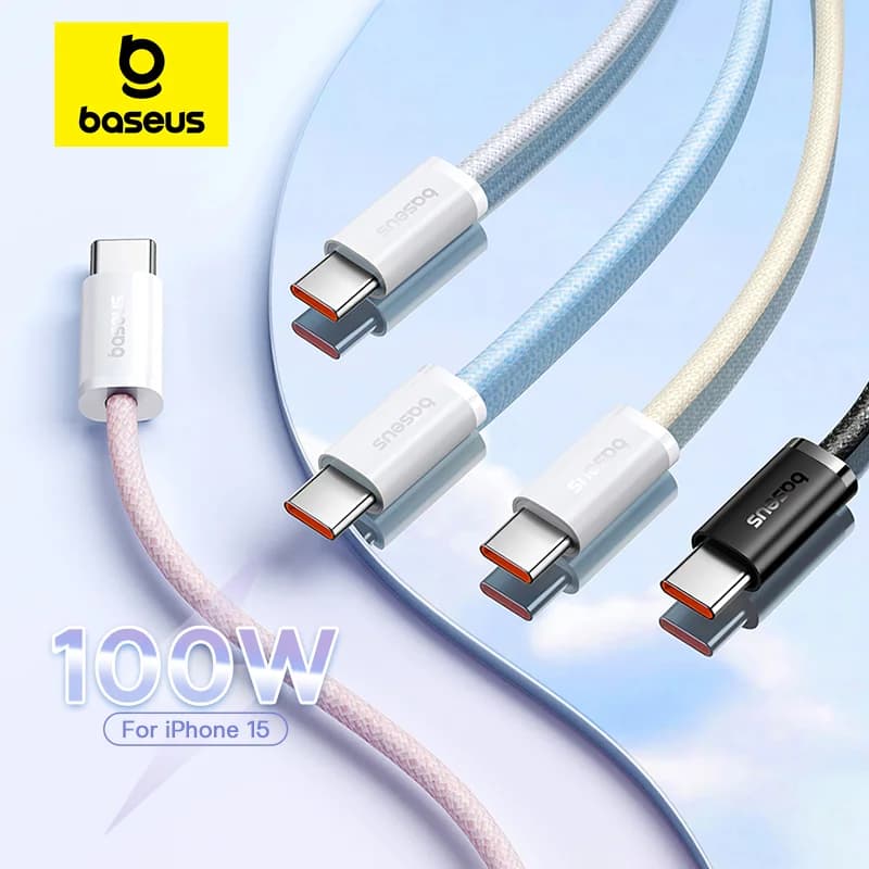 USB-C to USB-C Cable, 100W PD Fast Charging