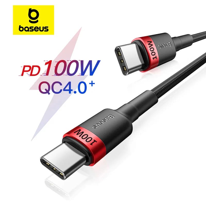 100W PD USB-C to USB-C Fast Charging Cable